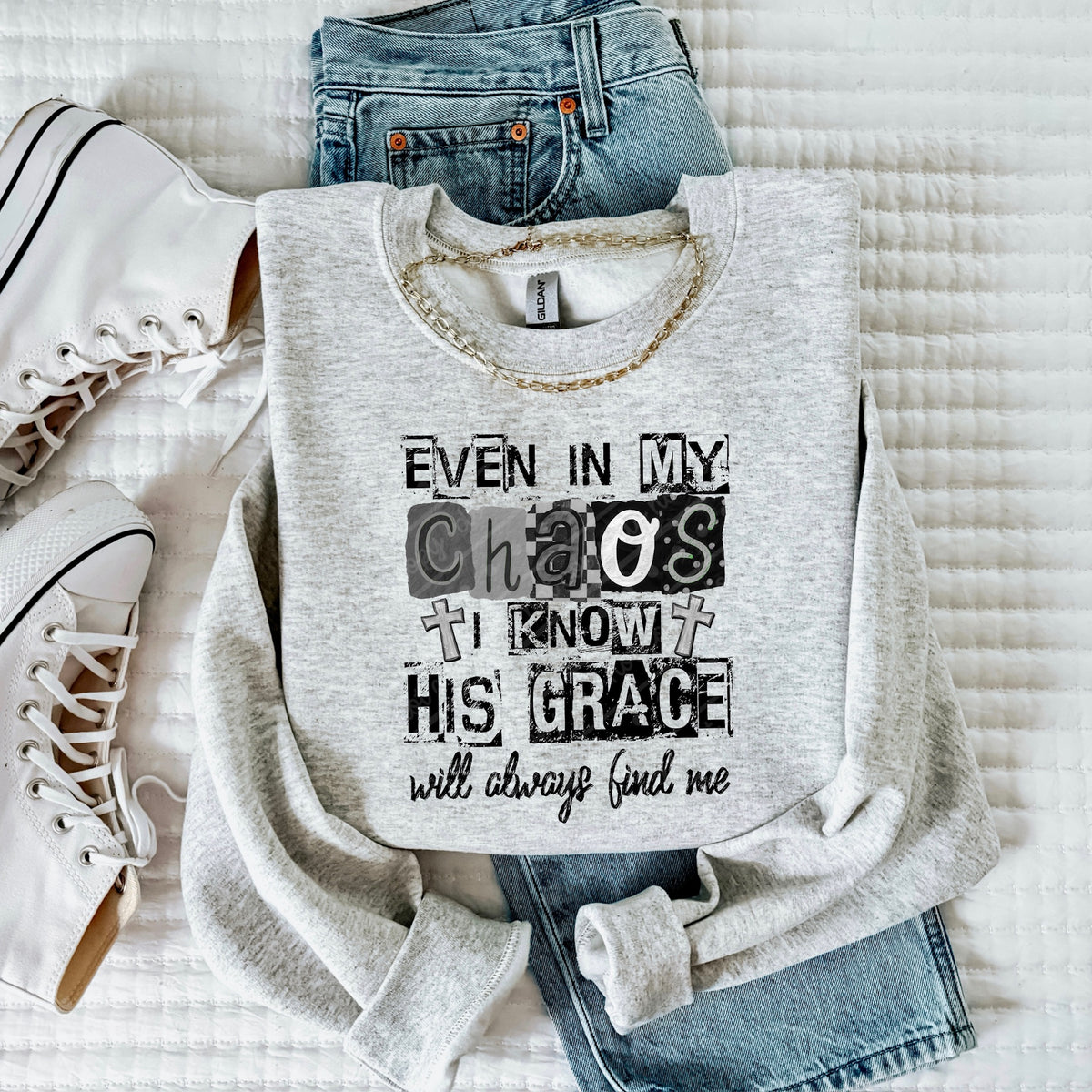 In my chaos I know his grace sunday special DTF transfer