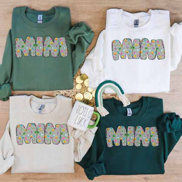 Mini checkered with marshmallows (CITY) 85082 DTF transfer