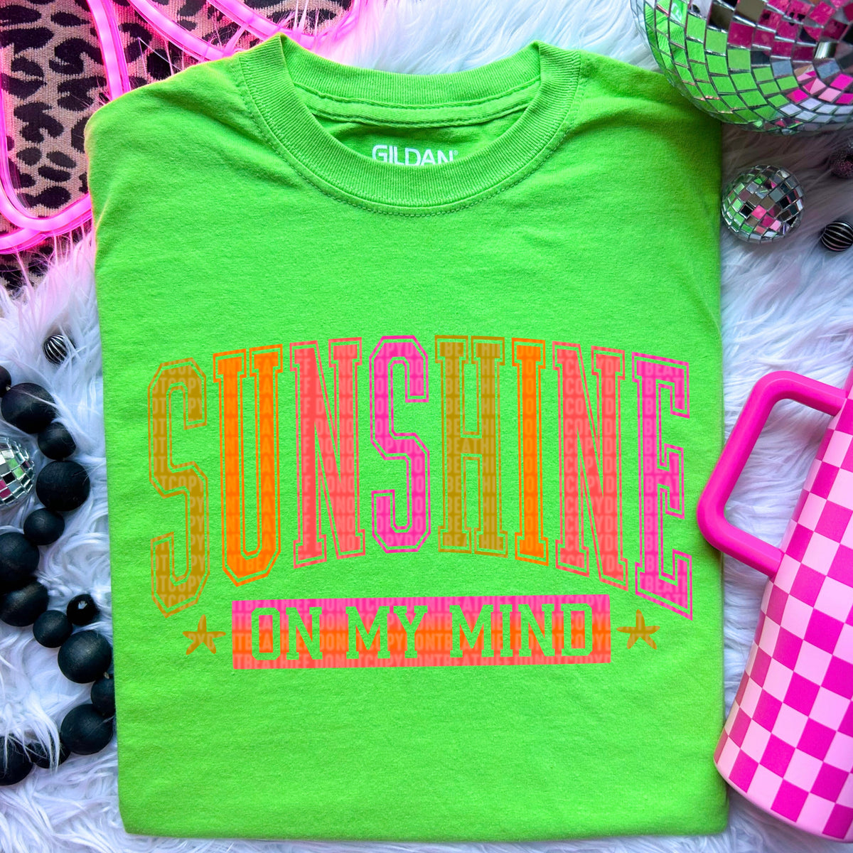 Sunshine in my mind COLOR 97667 DTF transfer