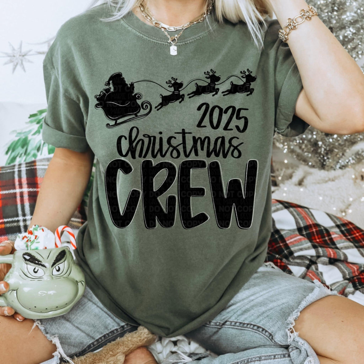 Christmas Crew 2025 black (CMD) DTF Transfer