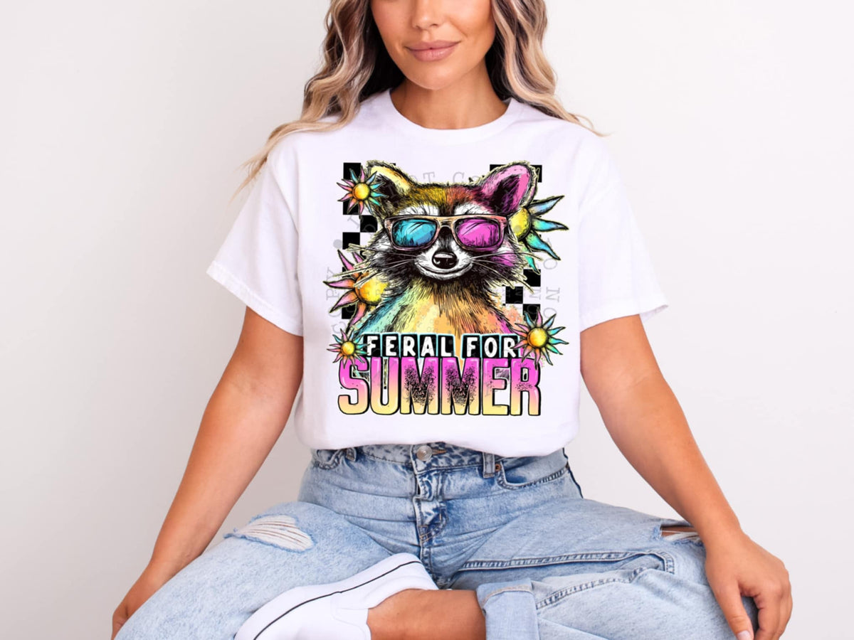Feral for summer (C’s) 97829 DTF transfer