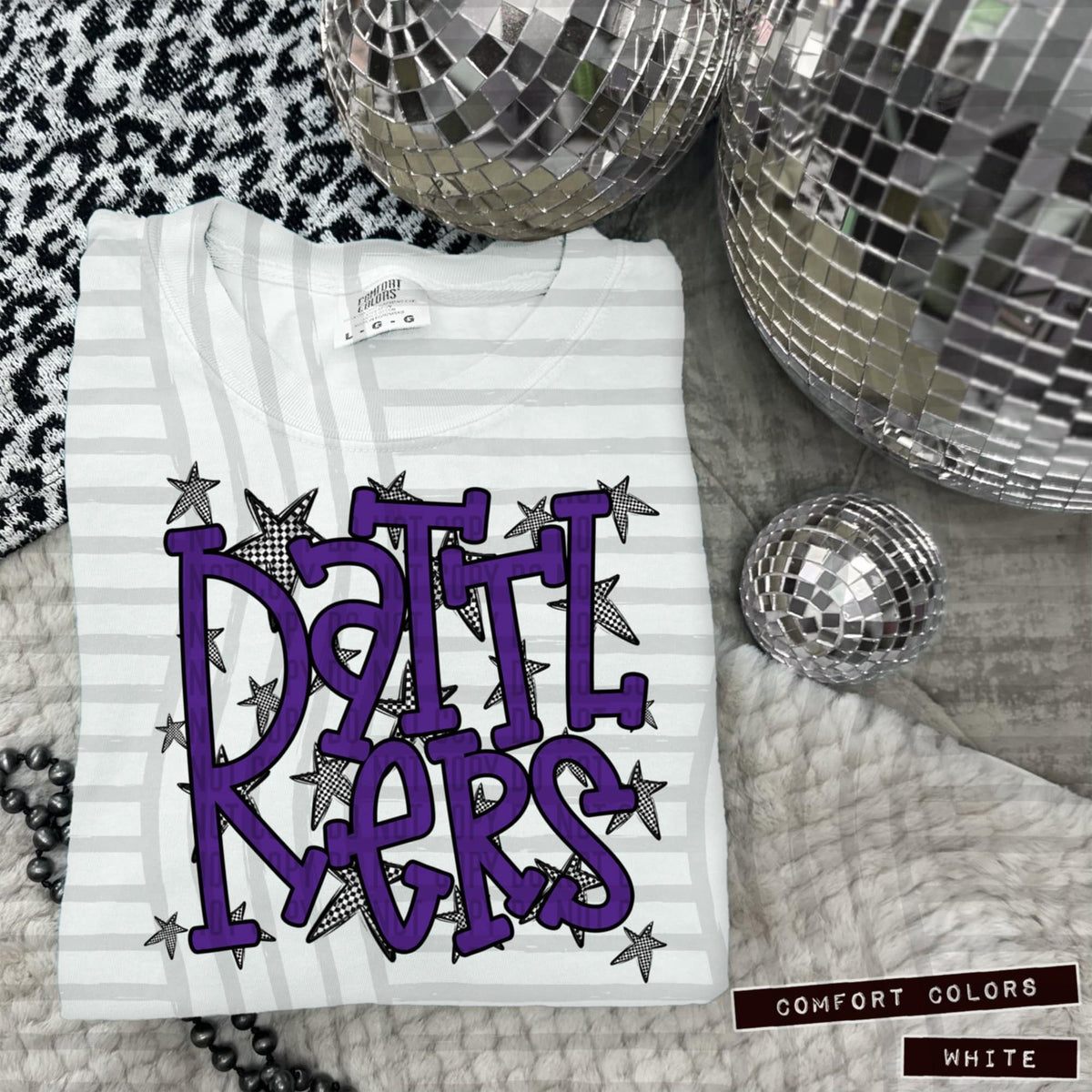 Purple Staggered Mascots (Caplinger)