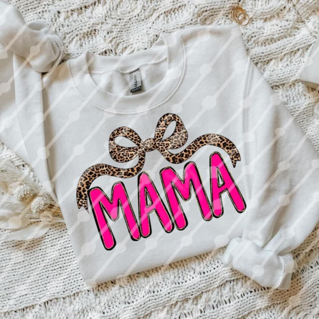 Mama leopard bow (JBD) 96559 DTF transfer
