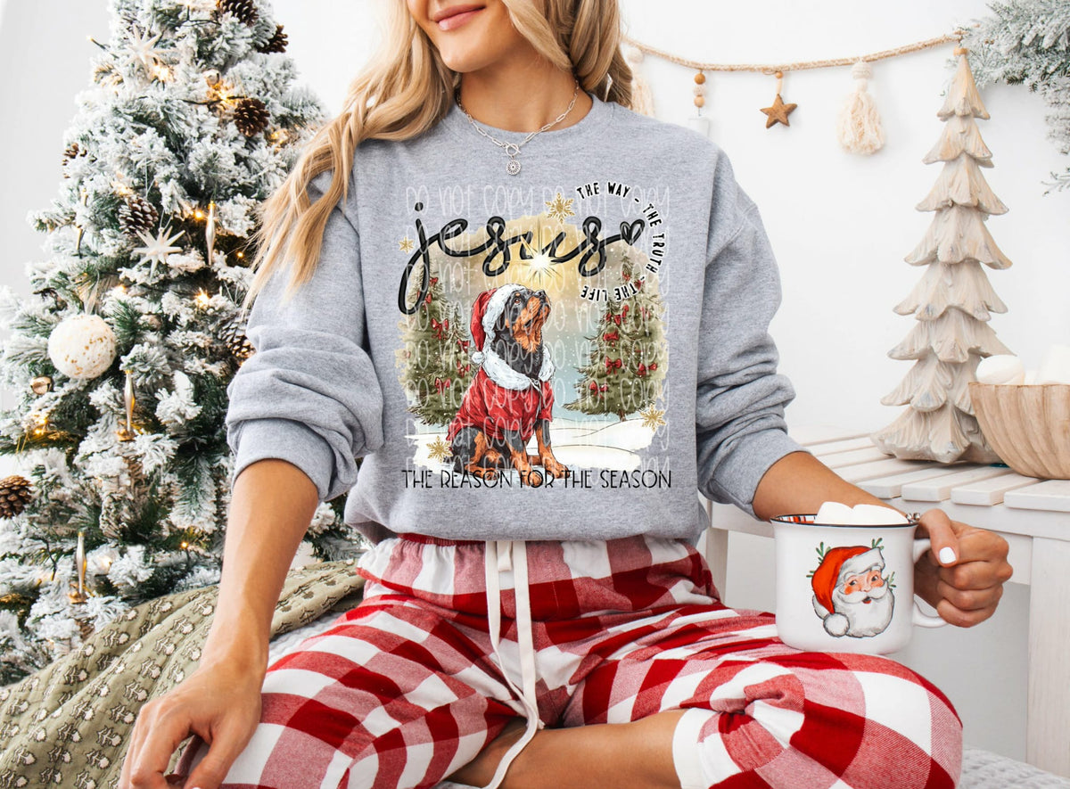 Jesus rottie (SSD) DTF Transfer