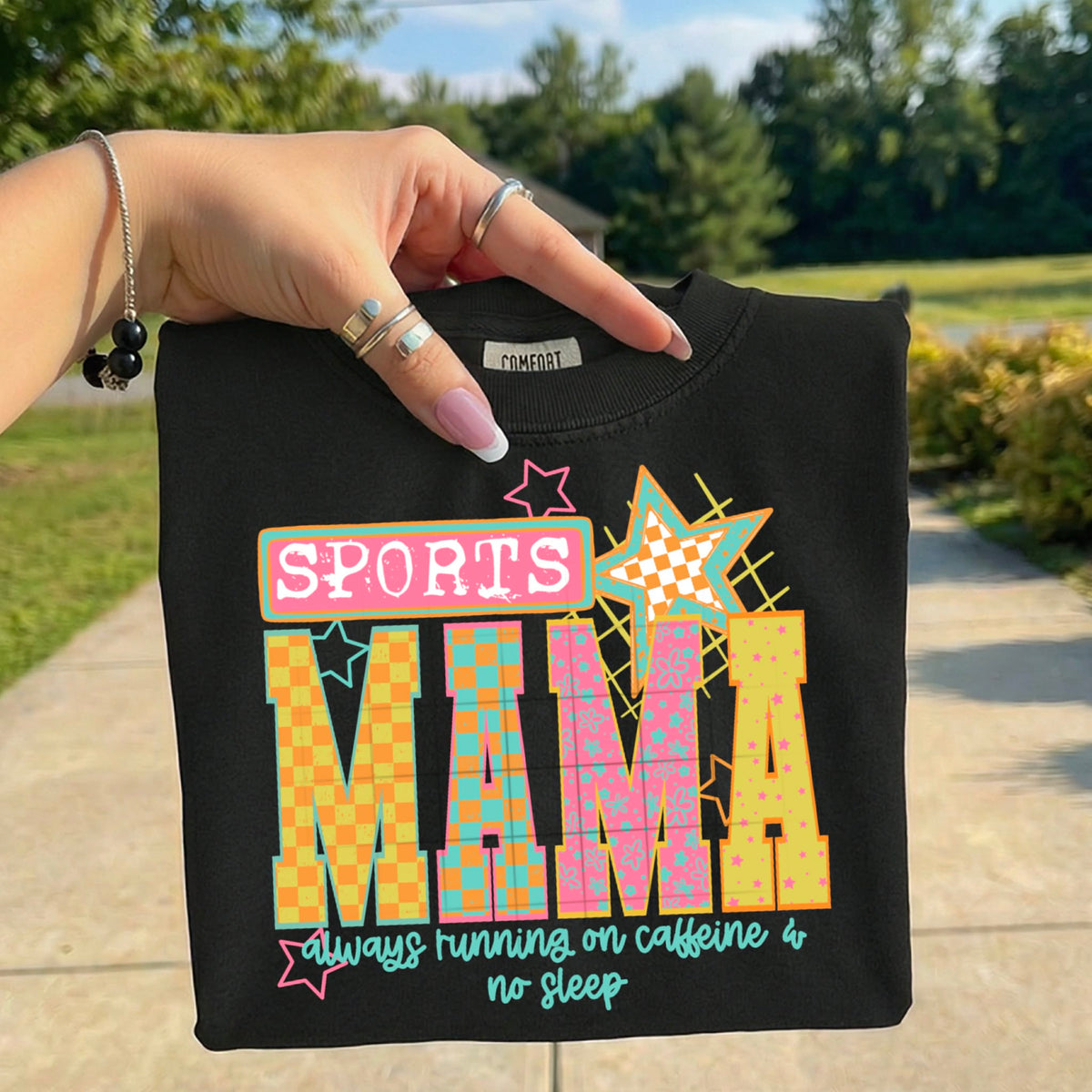 Sports Mama colorful (CSC) DTF transfer