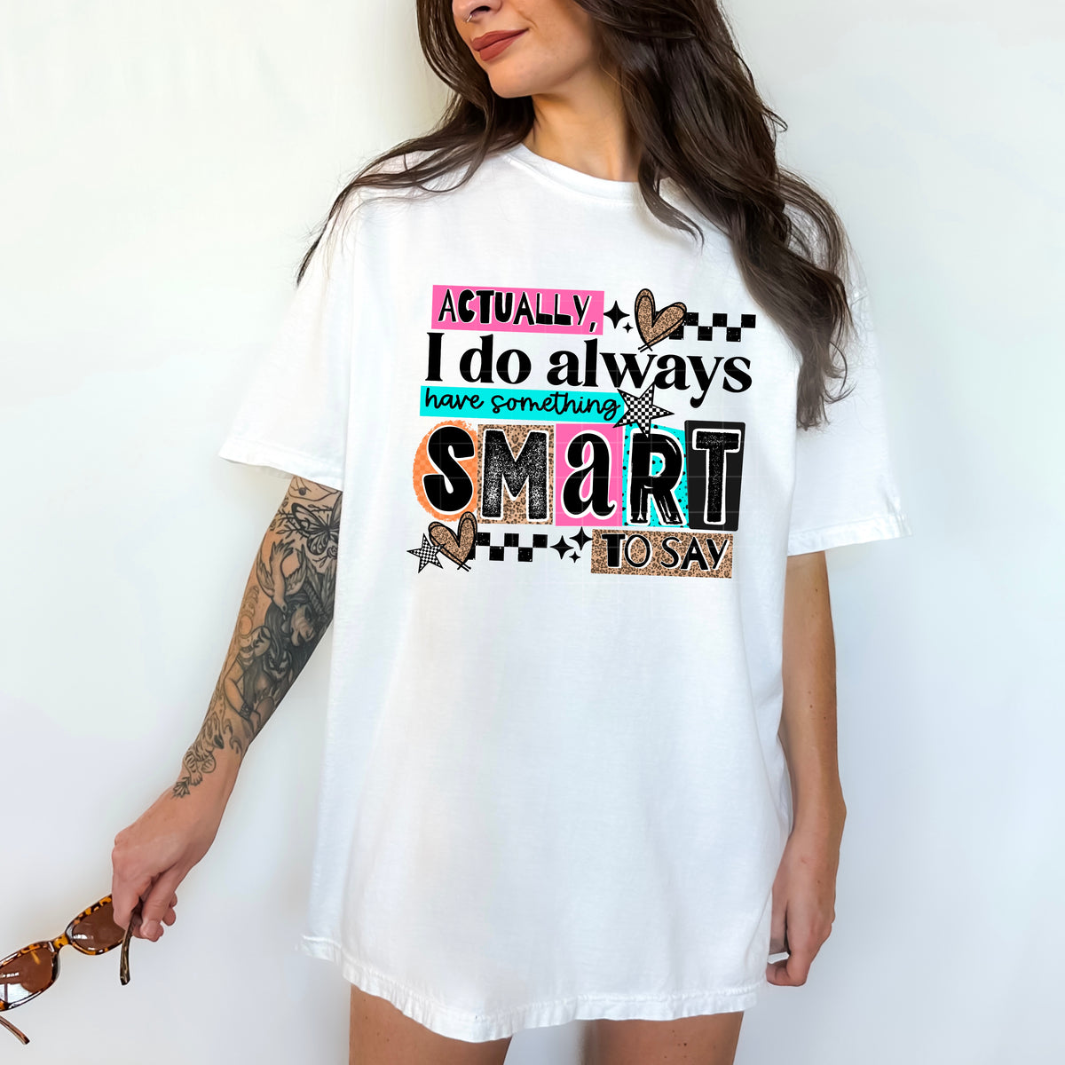I do always have something smart to say (black) CSC DTF Transfer