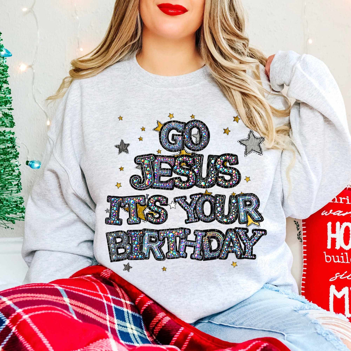 Go Jesus it’s your birthday stars (CITY) 62049 DTF transfer