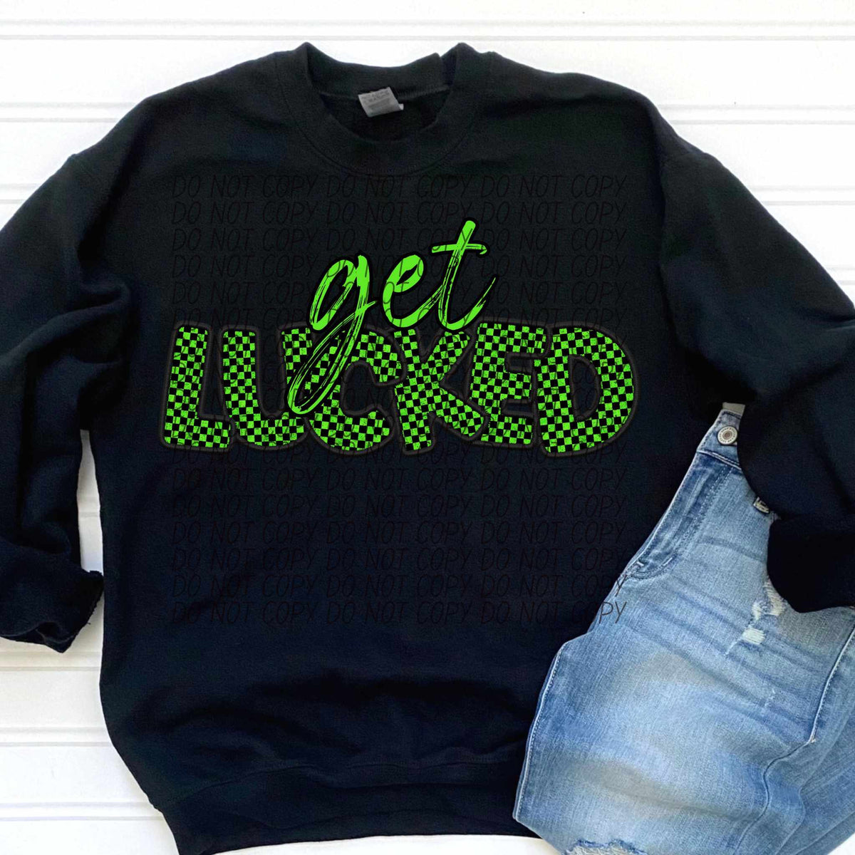 Get lucked (CITY) 85090 DTF transfer