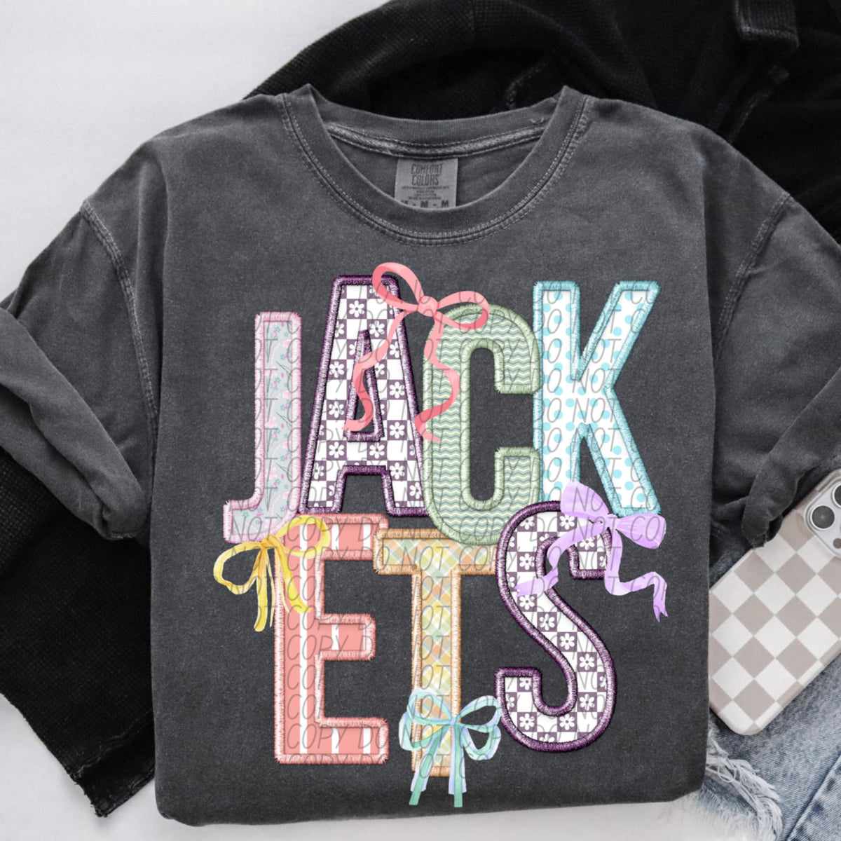 Jackets Spring Bow Mascots (CITY) 97125 DTF transfer