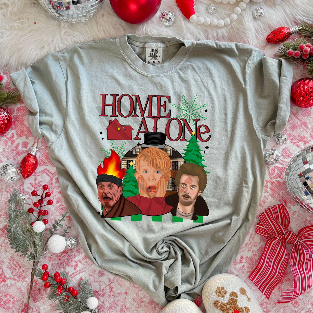 Alone Christmas 113848 DTF transfer