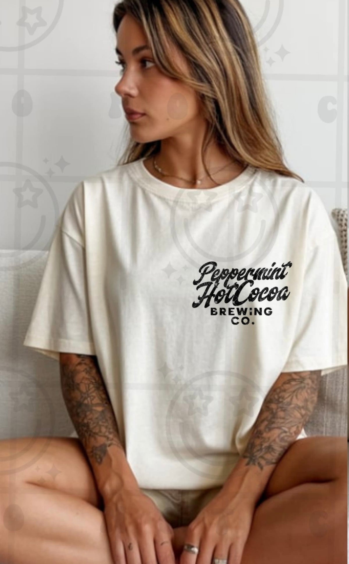 Peppermint Cocoa POCKET (HW) DTF Transfer