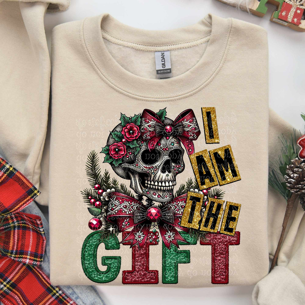 I am the gift skellie 58613 DTF transfer