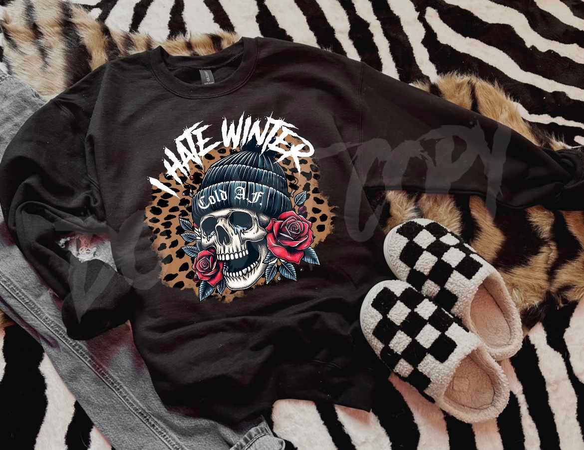 I hate winter 65265 DTF transfer