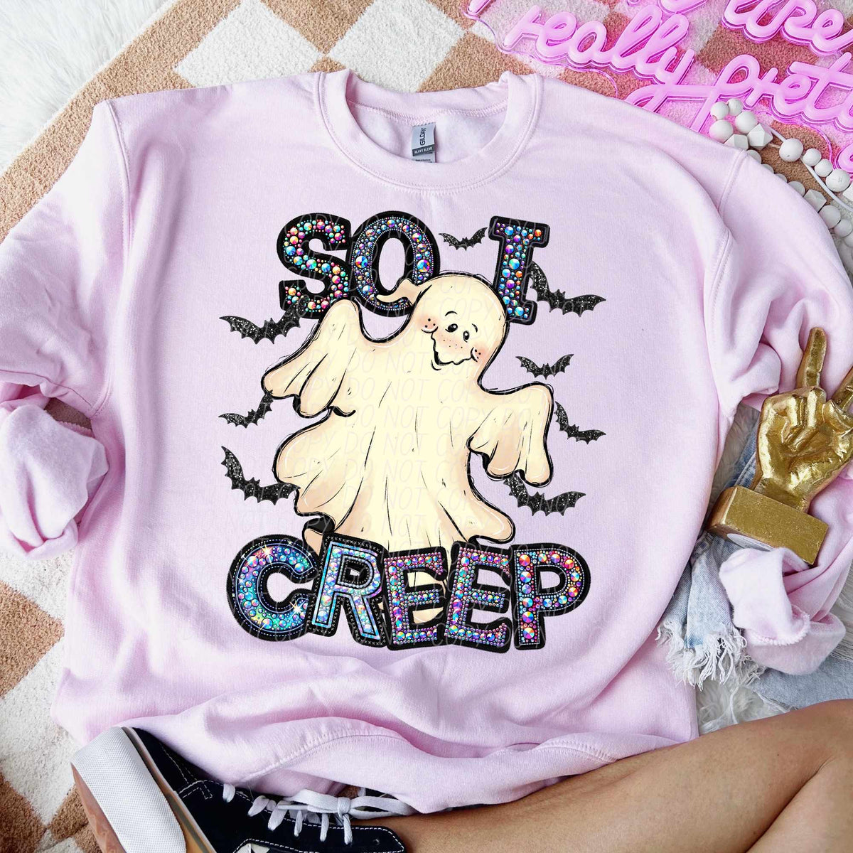So I creep happy ghost (CITY) 55904 DTF transfer