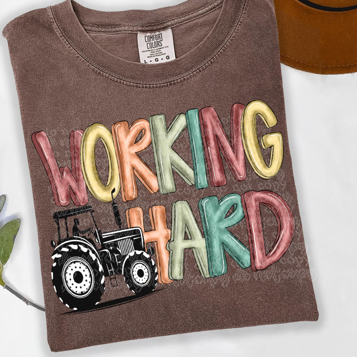 Working hard farmer (TTD) 91535 DTF transfer