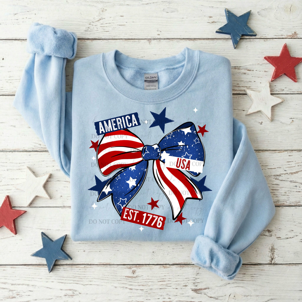 America USA 1776 Bow (semi-exclusive) DTF Transfer