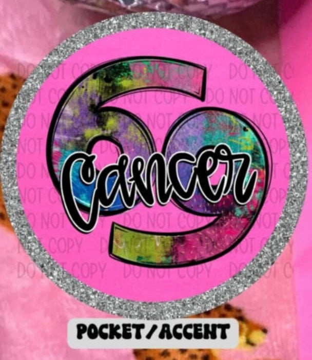 Cancer pocket (SWD) 92278 DTF transfer