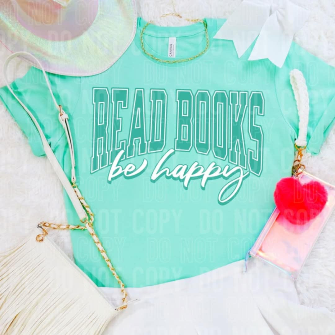 Read books be happy (SBB) 96452 DTF transfer