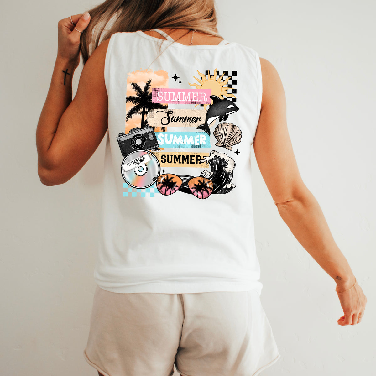 Summer Collage (CSC) DTF transfer