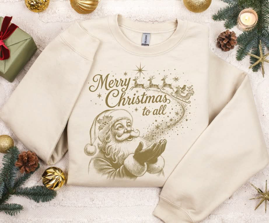 Merry Christmas to all (S&G) DTF Transfer