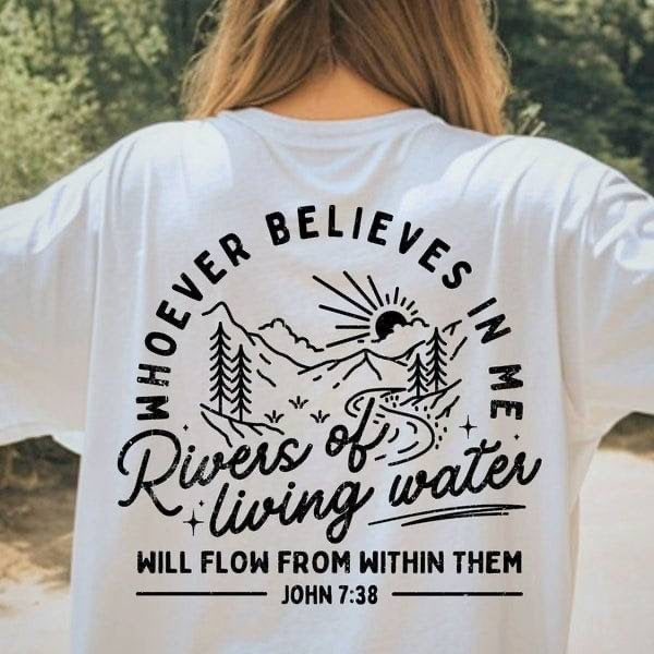 Whoever believes in me will flow from within them (KARTA) 64059 DTF transfer