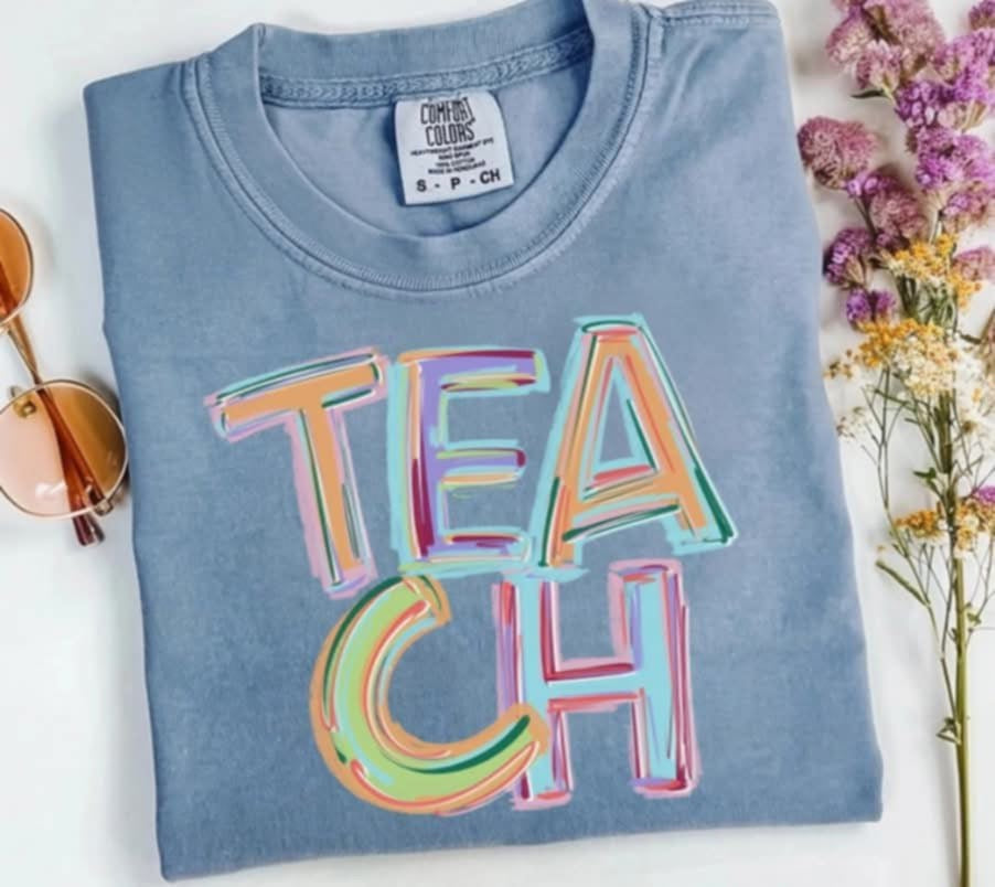 Teach painted font (S&G) 99867 DTF transfer
