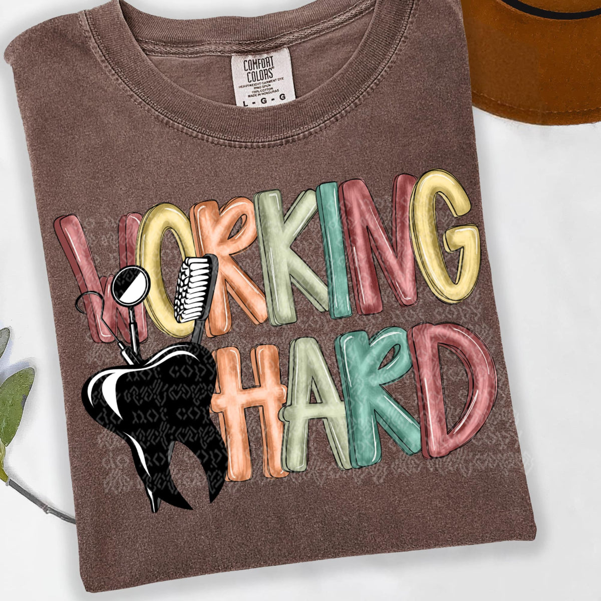 Working hard dentist (TTD) 91532 DTF transfer