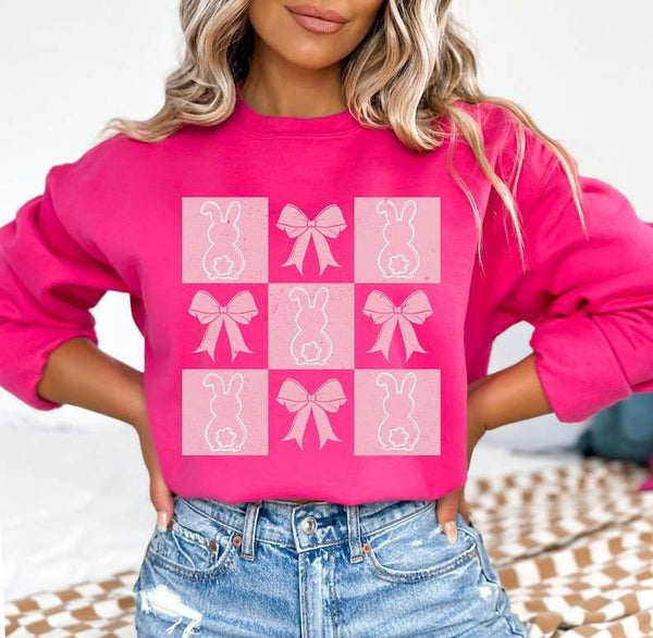 Checkered Easter collage 77672 DTF transfer