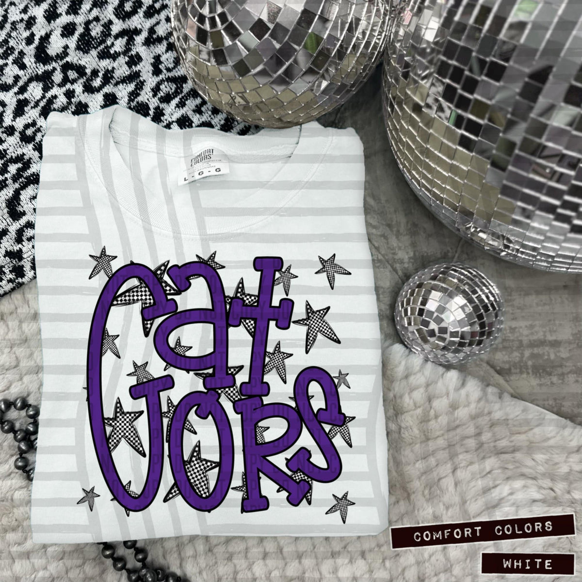 Purple Staggered Mascots (Caplinger)