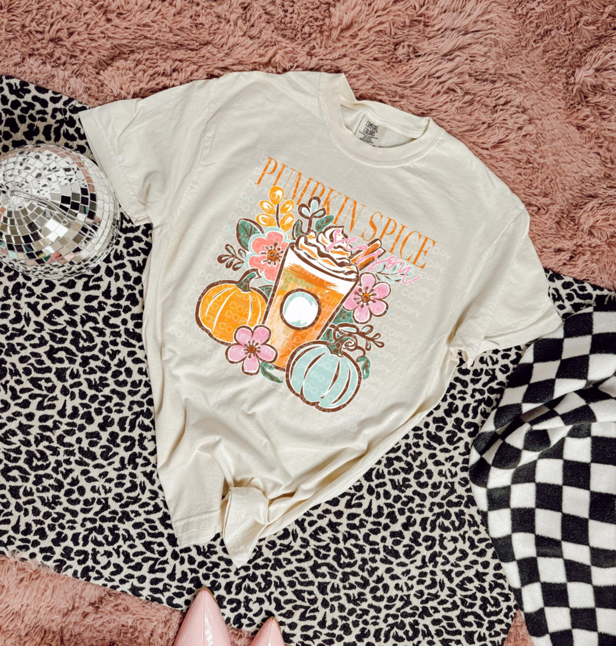 Pumpkin Spice Doodle coffee (SCG) DTF transfer