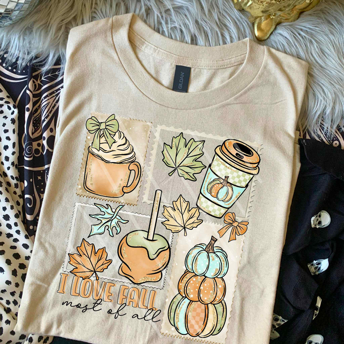 I love Fall Most Of All stamps exclusive DTF transfer