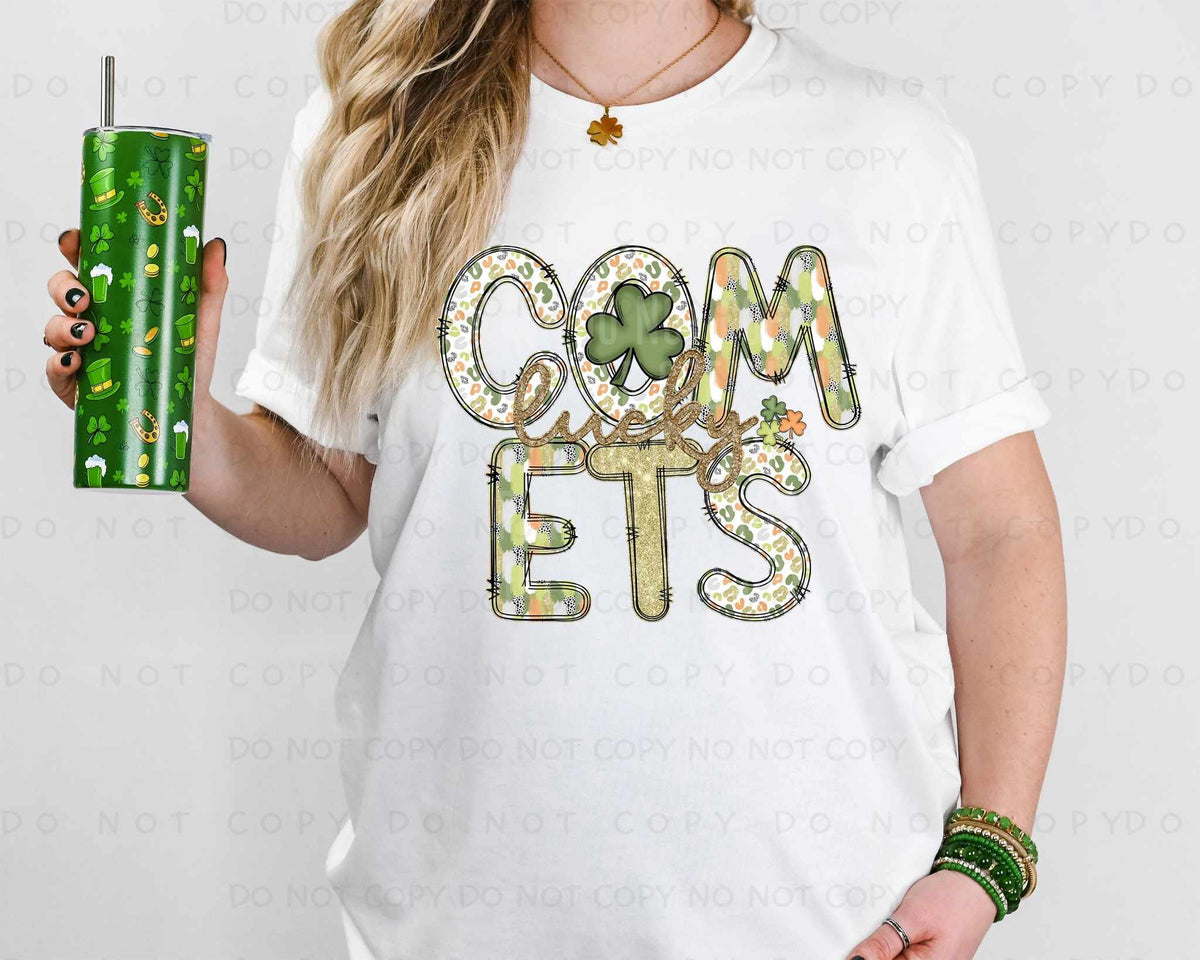Lucky comets st Patrick patterns (caplinger) 82521 DTF transfer