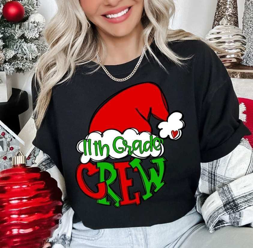 11th grade crew Santa hat (S&G) 70400 DTF transfer