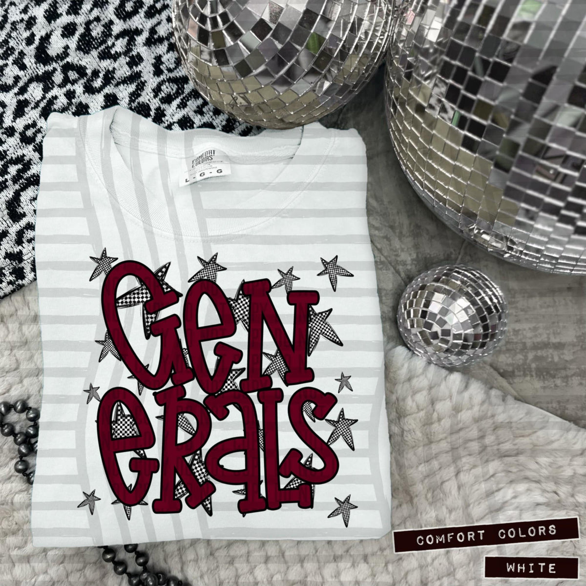 Maroon Staggered Mascots (Caplinger)