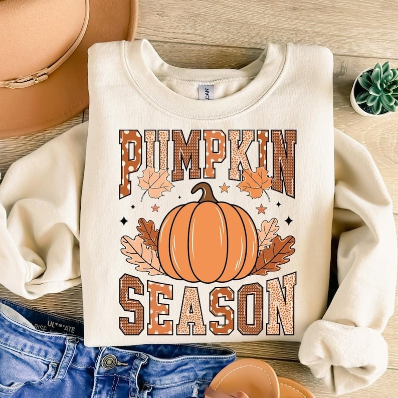 Pumpkin season 58217 DTF transfer