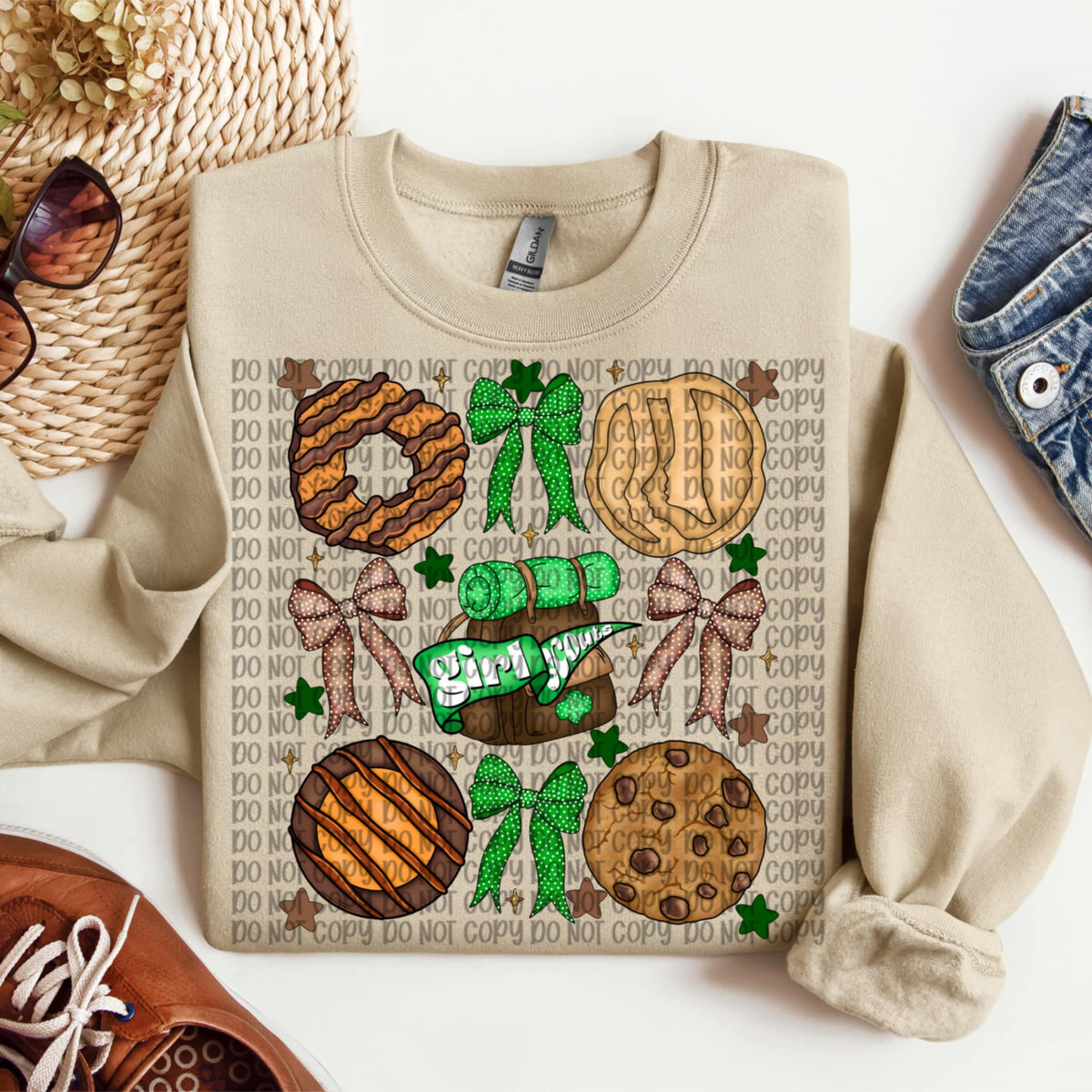 Girl Scout cookie collage  (VP) 91973 DTF transfer