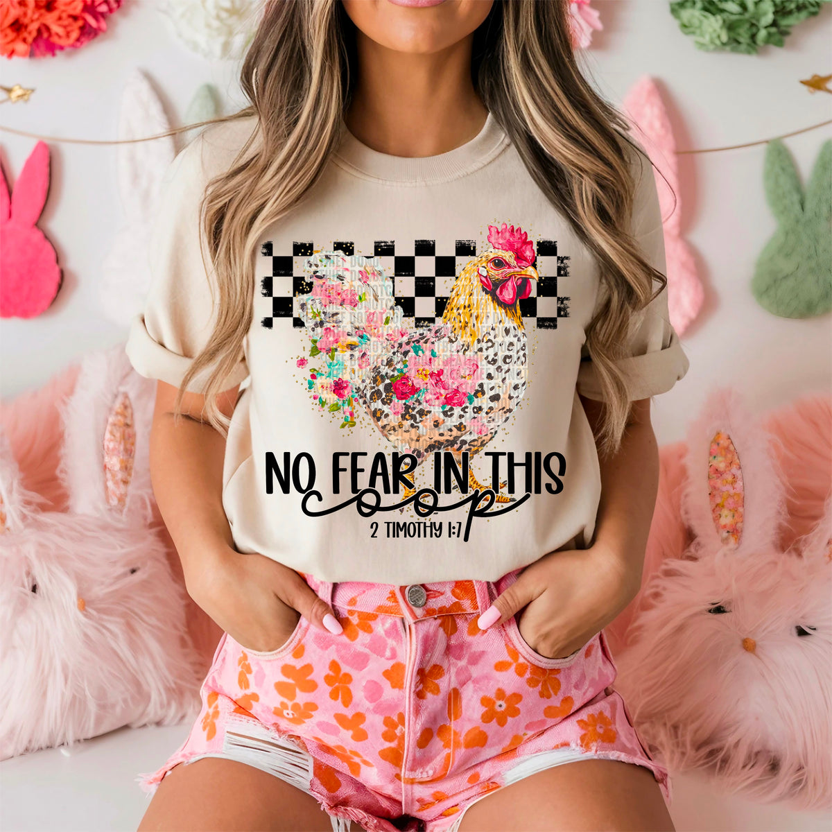 No fear in this coop (SDD) 96007 DTF transfer