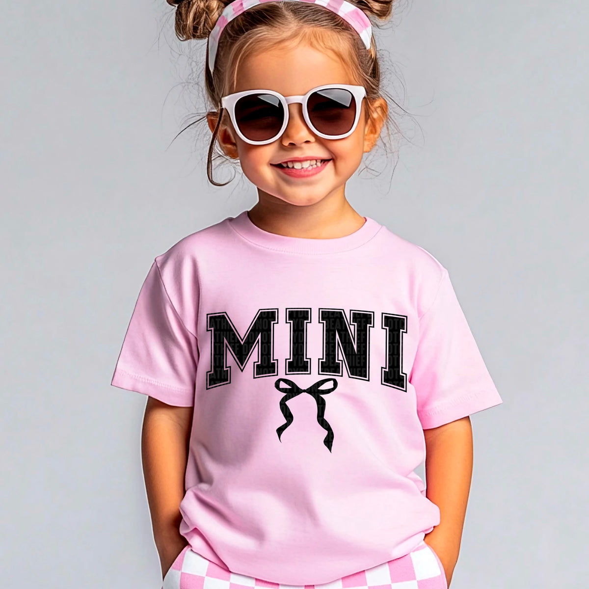 Mini black bow 95602 DTF transfer