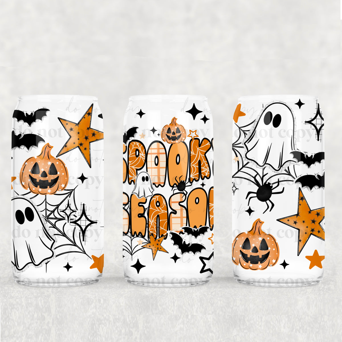 Spooky season wavy drip font (CSC) UV DTF WRAP