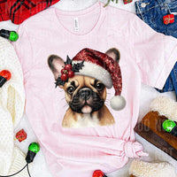 Christmas frenchie (SBB) 58705 DTF transfer