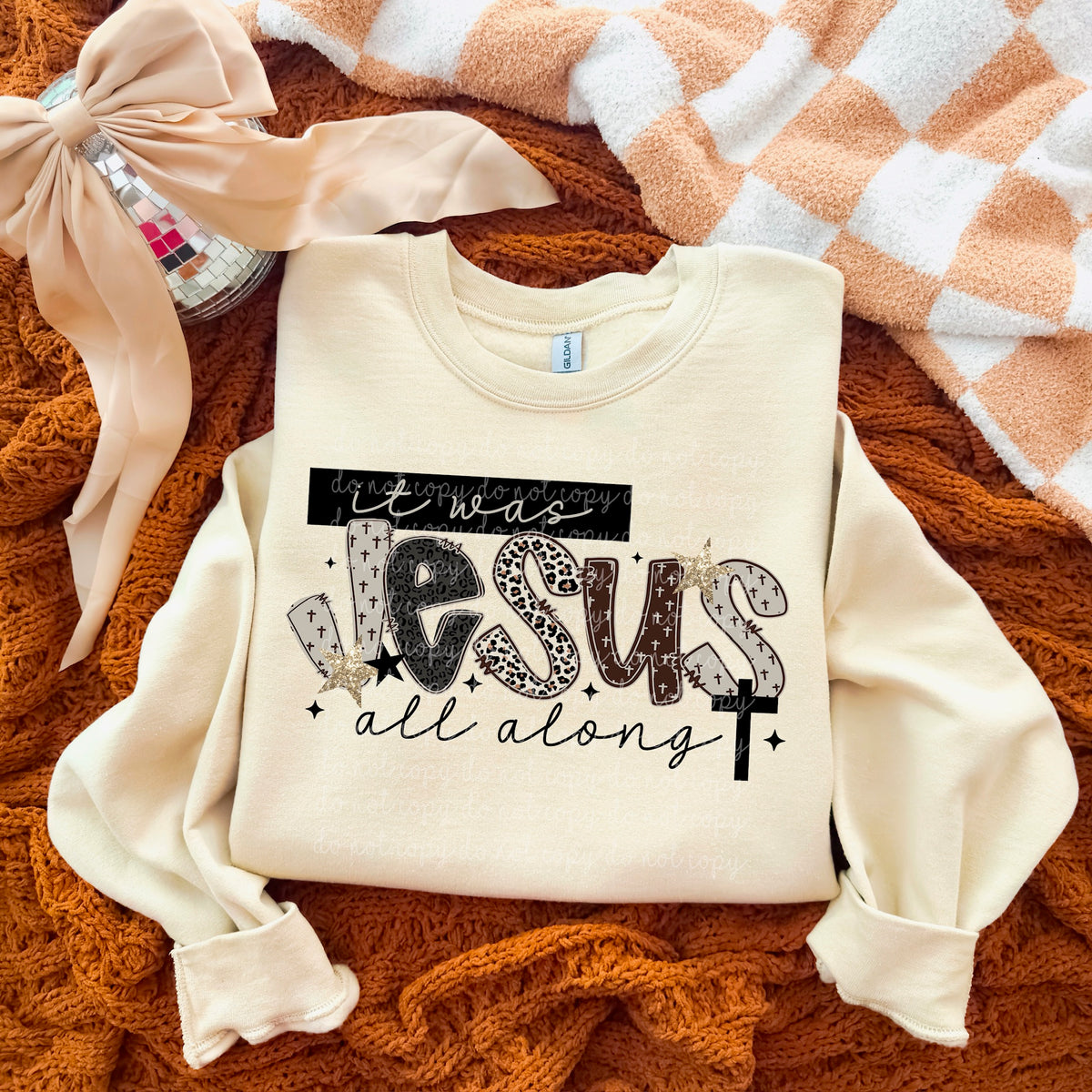 It was Jesus all along exclusive DTF Transfer