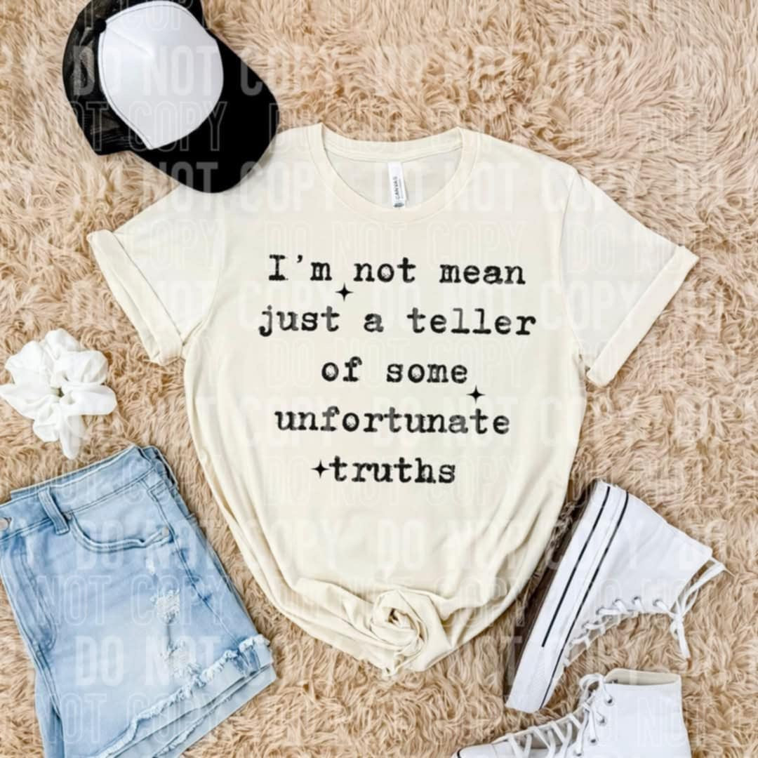 I’m not mean just a teller of unfortunate events (SBB) 106228 DTF transfer