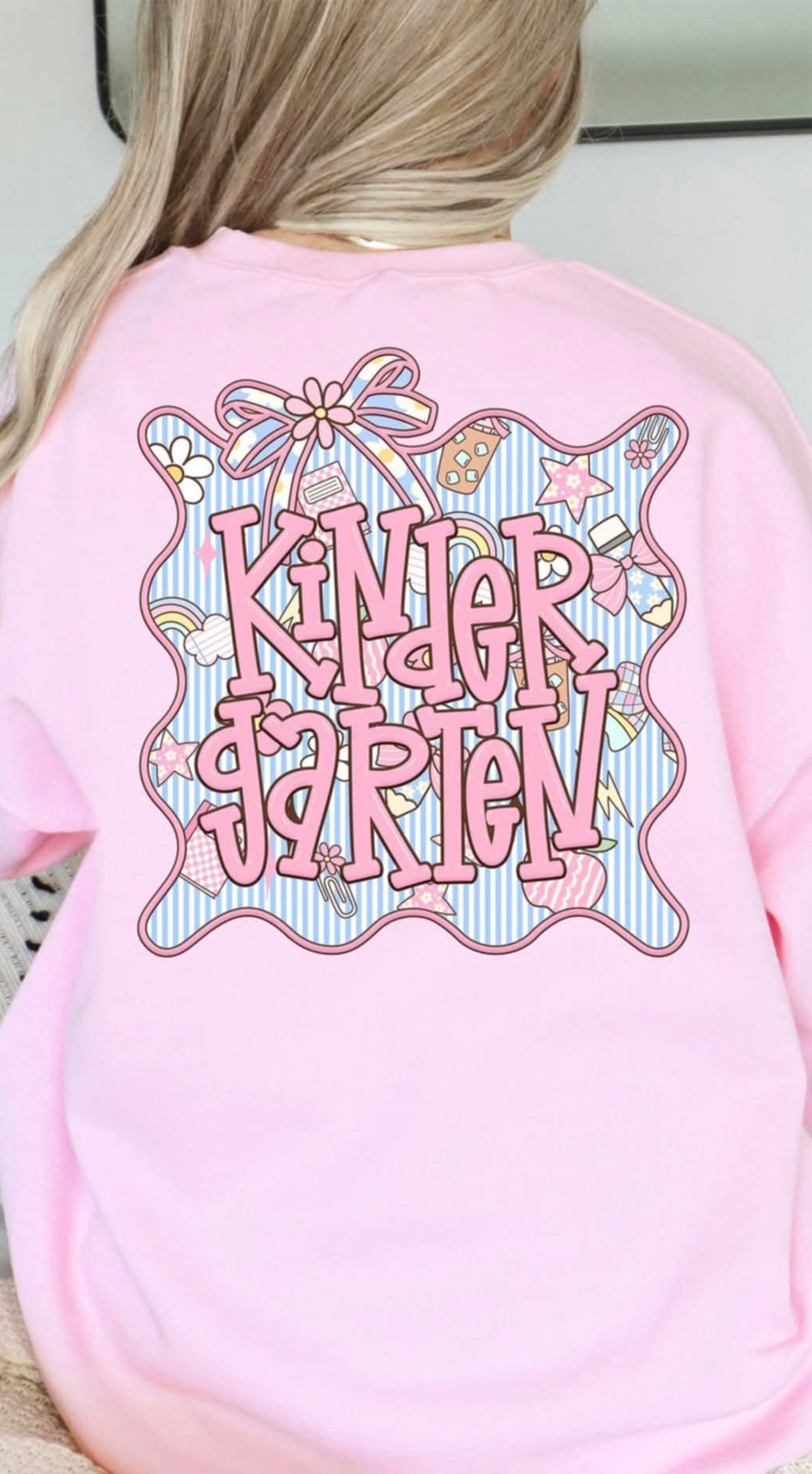 Kindergarten seersucker frame (S&G) 107393 DTF transfer