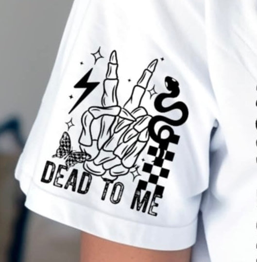 Dead to me BLACK pocket (CSC) 94843 DTF transfer