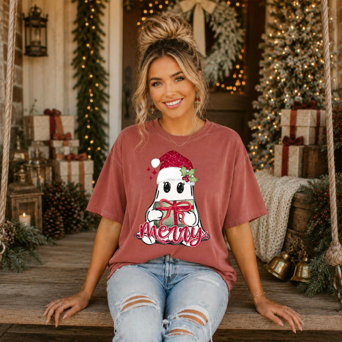 Merry ghost SDD DTF transfer