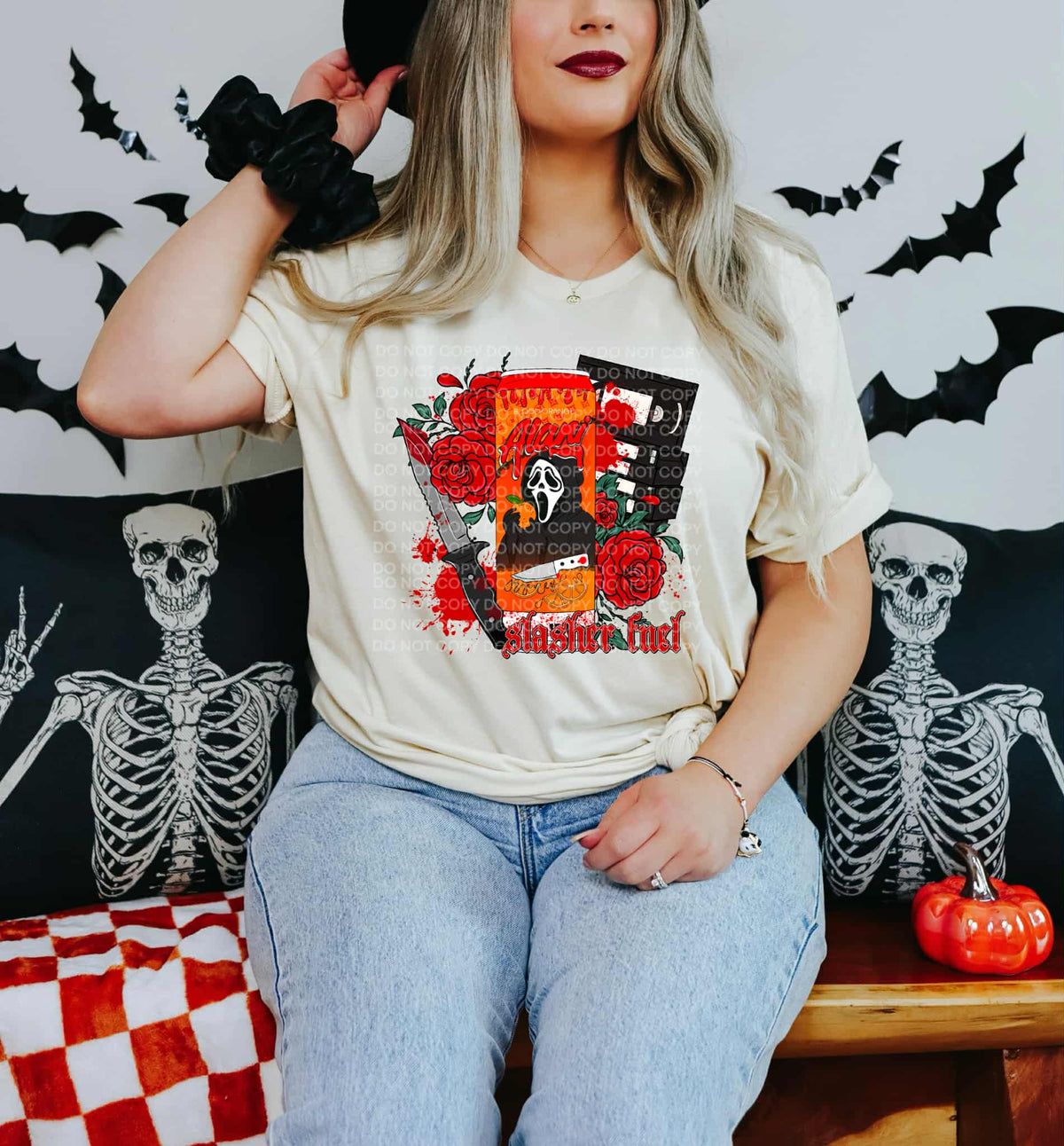 GF Slasher Fuel energy drink with roses SCG DTF transfer