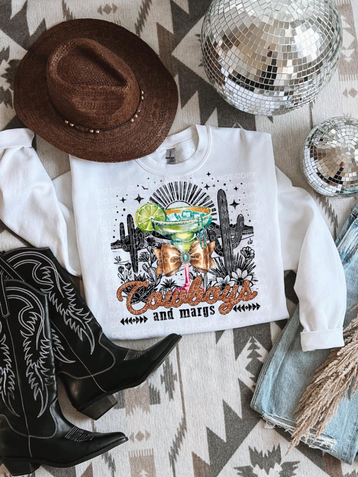 Cowboys and margs (SCG) 92239 DTF transfer