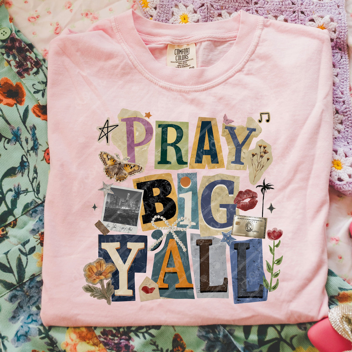 Pray big yall DTF Transfer