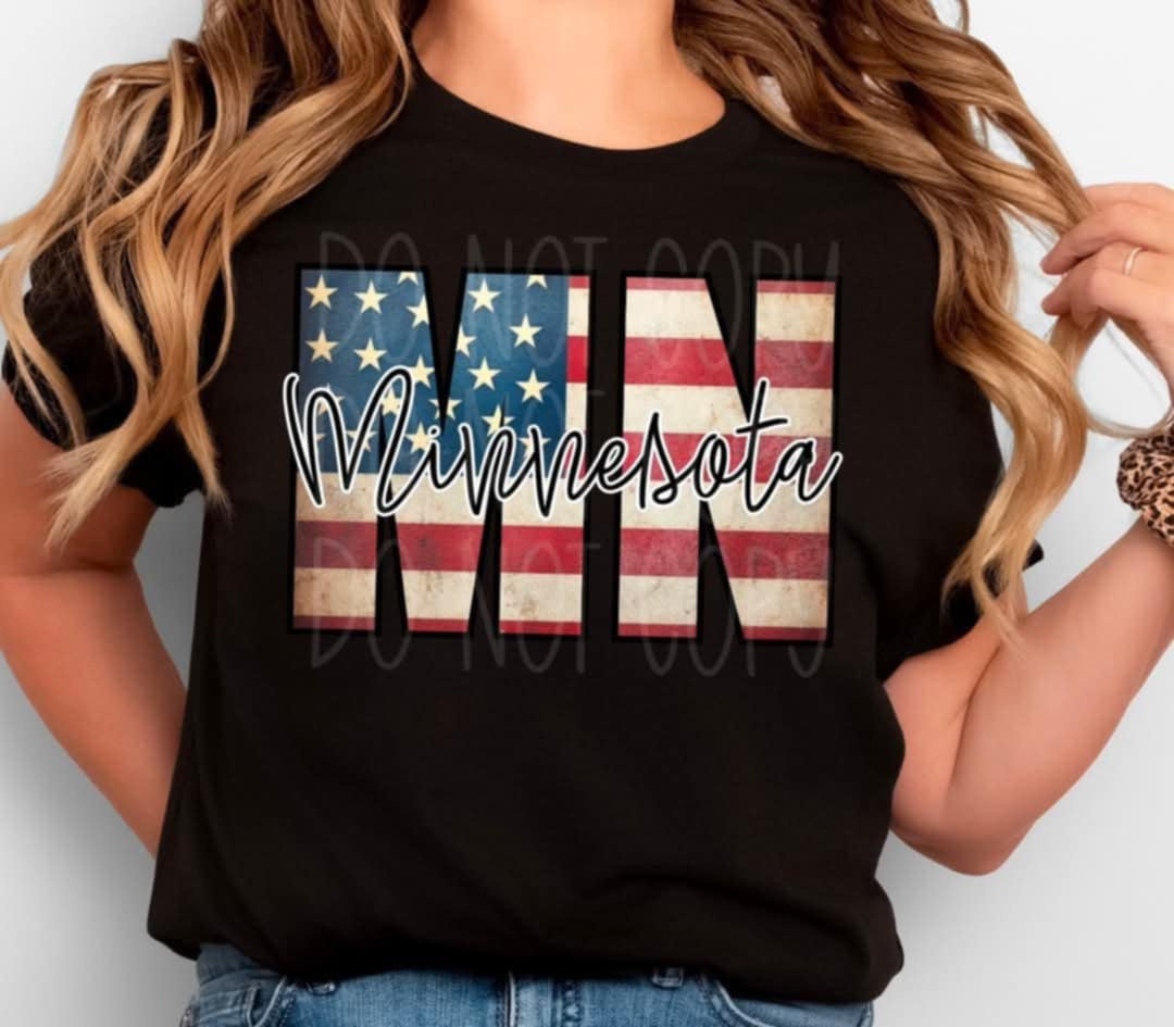 Patriotic States Initials