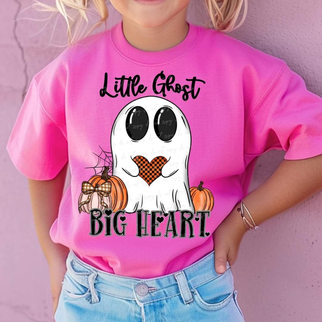 Little ghost big heart (VIRGO) 58500 DTF transfer